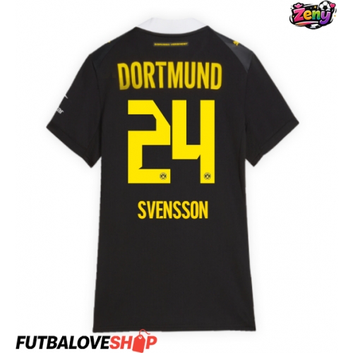 Dres Borussia Dortmund Daniel Svensson #24 Preč pre Ženy 2026-27 Krátky Rukáv